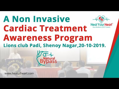 EECP awareness program(HEART TREATMENT WITHOUT BYPASS SURGERY) Lions club Padi 20-10-2019.