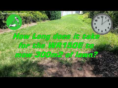 Robot Lawn Mowers Australia - Worx 300m2 Mowtime Test