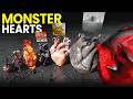Giant Monster Heart Size Comparison WORLD EATER VS SEA EATER