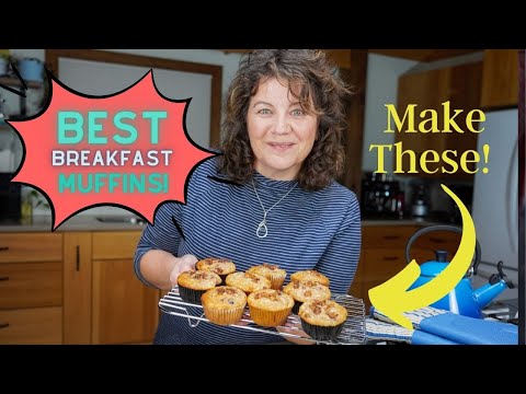 Best Breakfast Muffin - Nutty Cranberry Oat Muffins