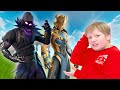 Akim & Dad - Fortnite Duo play with Raven and Odyssey