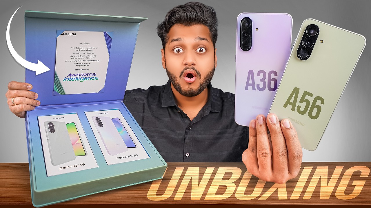 Samsung Galaxy A56 & A36 Unboxing – Price, Specs & Features Explained!