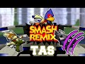 Smash Remix TAS Fox Vs Falco Vs Wolf