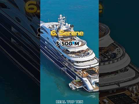 Top Ten Most Expensive Yachts In The World #luxury #millionaire #shorts #top
