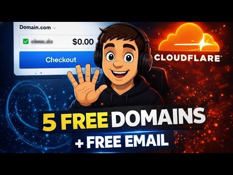 Don't Pay for Domains! Get 5 Domains + Professional Email for $0