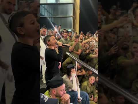 Israel Boy singing a song of prayer to God for IDF soldiers. #israel