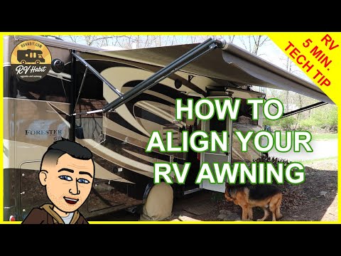RV Awning Canvas And Arm Alignment - How To Adjust And Fix – RV 5 Minute Tech Tips & Tricks