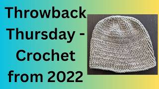 #throwbackthursday - crochet reversible hat made with touch of yak yarn
