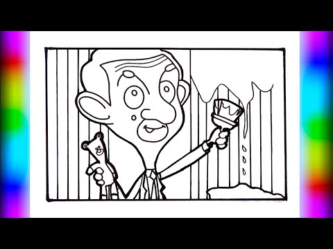 Mr Bean is Painting the Room/Mister Bean Cartoon Coloring Pages/Millbrook - Lost Without You NCS
