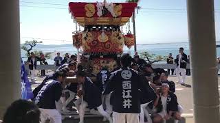 大歳神社（西江井）　布団太鼓