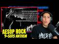 He's Blowing My Mind! First Time Hearing Aesop Rock - 9-5ers Anthem #rap #reaction