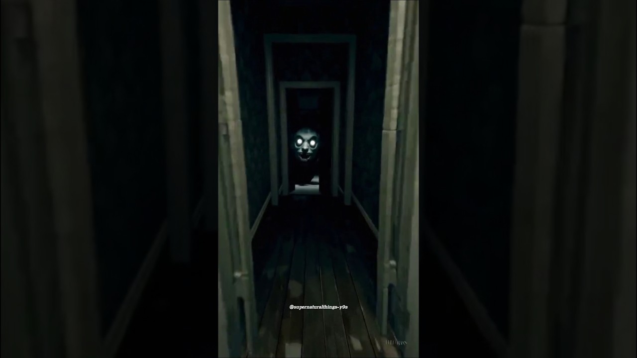 What’s Staring Back from the Dark Room?! 😱 #horror #creepy