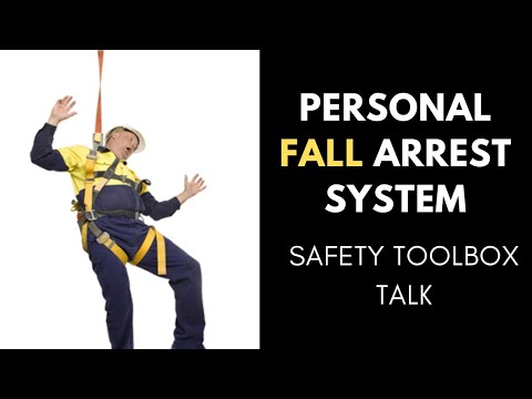Personal Fall Arrest System Safety Toolbox Talk (Fall Protection)