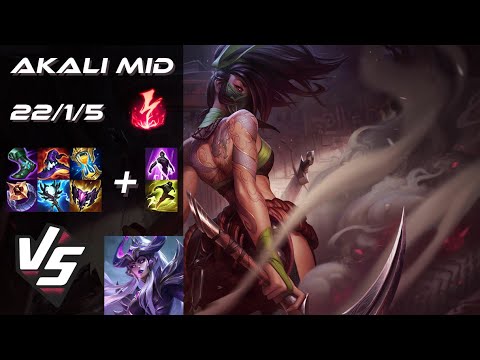 MID Akali vs Syndra - EU Challenger Patch 25.S1.6