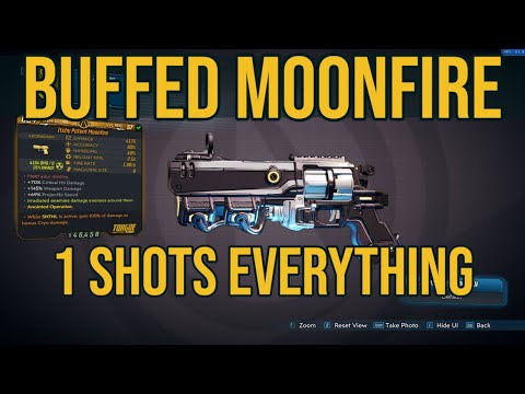 Newly Buffed Moonfire is a Proper Hand Canon! // Borderlands 3 Legendary Moonfire Review!