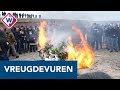 Vreugdevuren herdacht met 'crematie' op strand Duindorp - OMROEP WEST