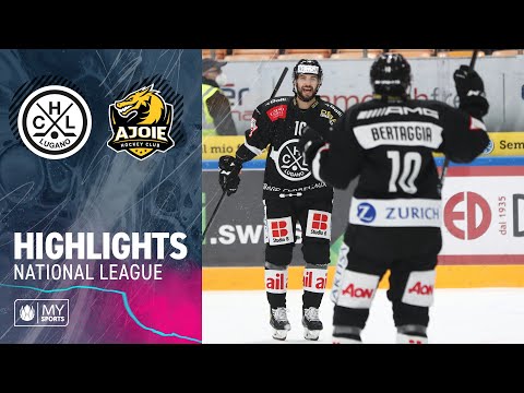 Lugano vs. Ajoie 4:1 – Highlights National League