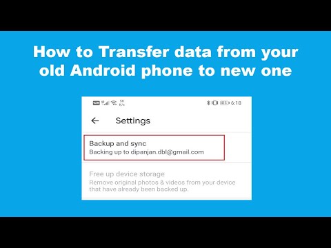 How to Transfer data from your old Android phone to new one