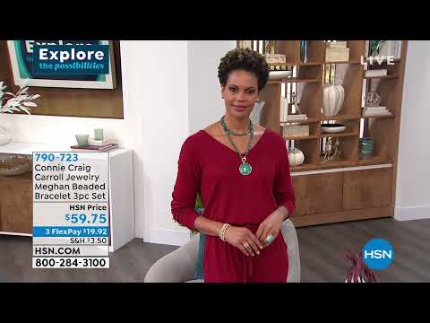 Connie Craig Carroll Jewelry Meghan Beaded Bracelet 3pie...