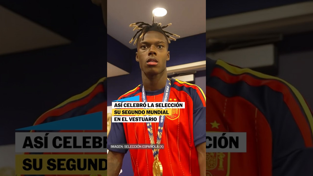 Así CELEBRÓ la SELECCIÓN su SEGUNDO MUNDIAL en el VESTUARIO #shorts
