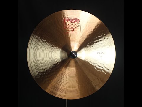 Paiste 18" 2002 Crash - 1471g (video demo) image 2