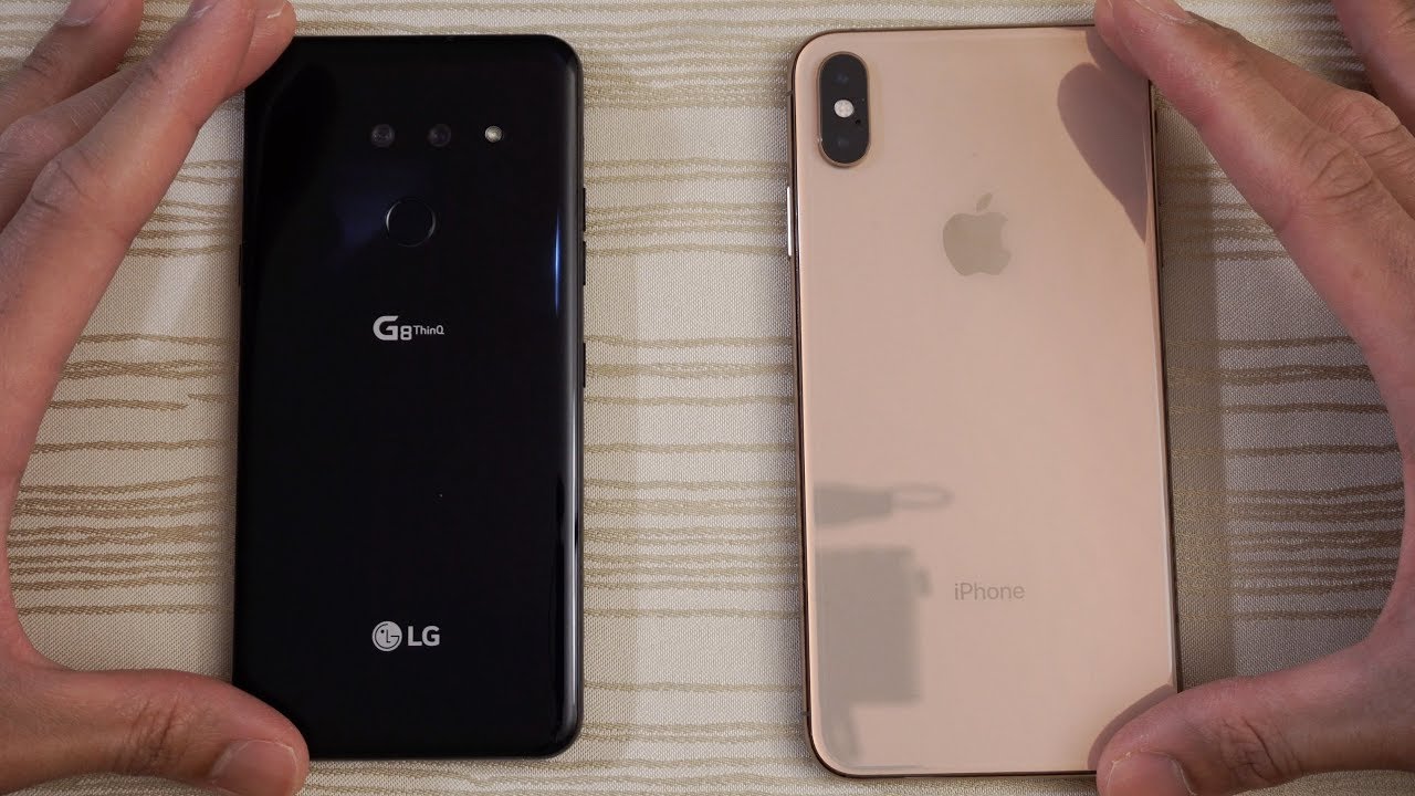 LG G8 vs iPhone XS Max - Speed Test!