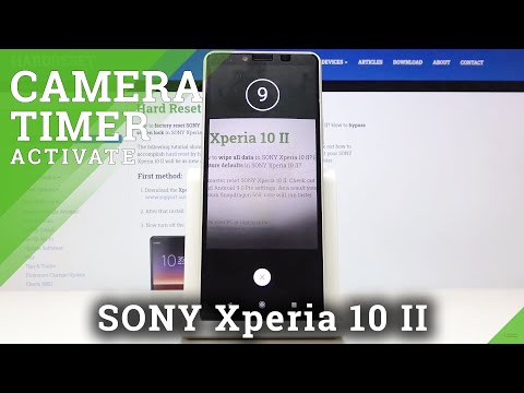 Sony Xperia 10 II How to Set Up Camera Timer
