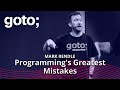 Programming S Greatest Mistakes Mark Rendle GOTO 2023
