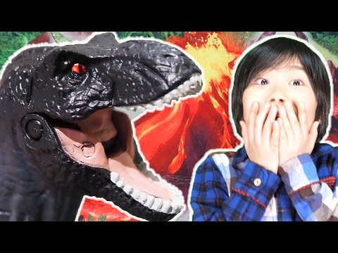 恐竜 バトルキングダムで対決！火山が大噴火！？アニア Dinosaur Toys for Children