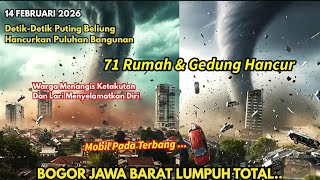 Download lagu 14/02/26 DETIK-DETIK BOGOR DITERJANG ANGIN MENGAMUK,MOBILTERBANG,71 RUMAH RUSAK,STADION IKUT HANCUR mp3