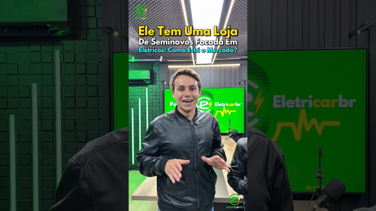 Ele tem uma Loja de Seminovos Focada em Carros Elétricos e Híbridos!