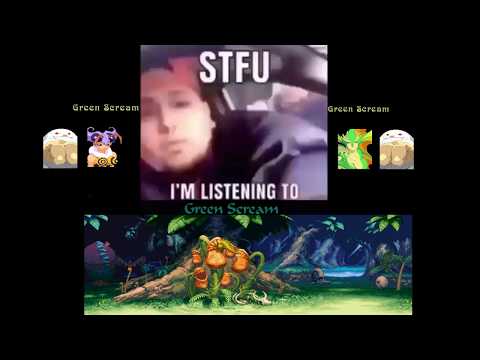 STFU I'm listening to Green Scream Ost from Vampire Savior