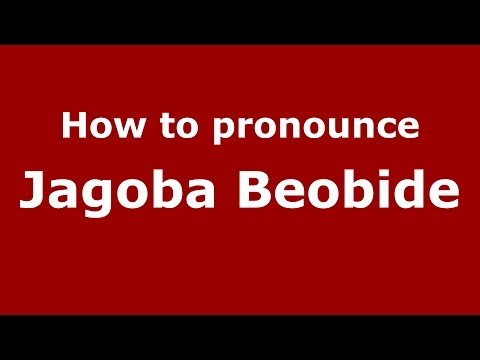 How to pronounce Jagoba Beobide (Spanish/Spain) - PronounceNames.com