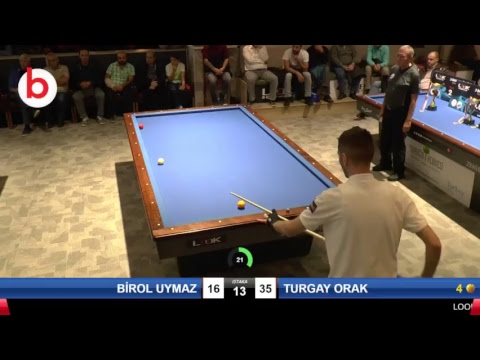 BİROL UYMAZ & TURGAY ORAK Bilardo Maçı - LOOK BİLARDO ÖZEL 3 BANT TÜRKİYE ŞAMPİYONASI -YARI FİNAL