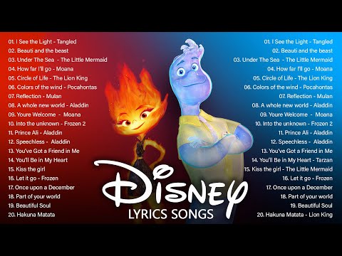 ???? Elemental Pixar 2023????Disney New Songs 2023 ⭐ Disney Classic Music Playlist ???? Disney Lyrics Songs