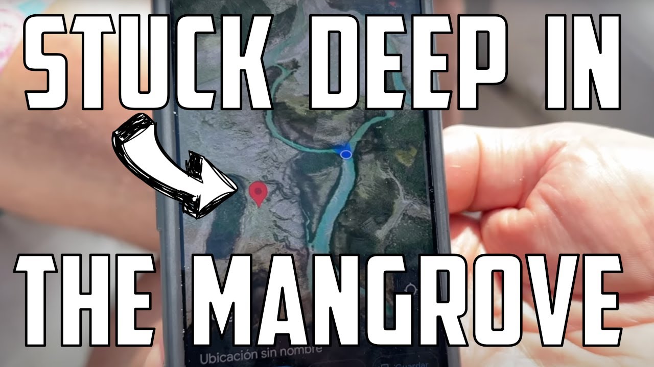 Sail Life - They got their dinghy stuck deep in the mangrove 😬