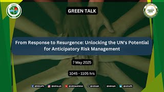 PEDRR 2025 Green Talk 4: Unlocking the UN's Potential for Anticipatory Risk Management