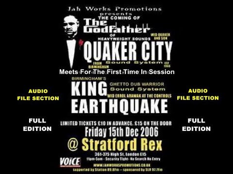 Quaker City mts King Earthquake @ Stratford Rex. Friday 15th December 2006. Full Audio File Section.