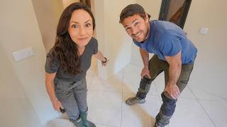 The floors are finally down… but it wasn’t easy