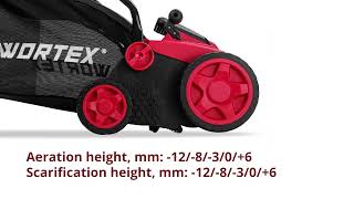 Aerator/scarificator AE 3616-1 WORTEX