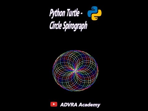 Python Turtle Circle Spirograph Tutorial How To Create A Circle Spirograph In Python