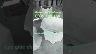 Mẫu khuôn chậu mơi - Khuôn chậu lục giác chân liền 65cm cao 54cm - Khuôn chậu Sơn cương
