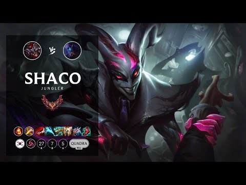 Shaco Jungle vs Rek'Sai - KR Grandmaster Patch 12.17