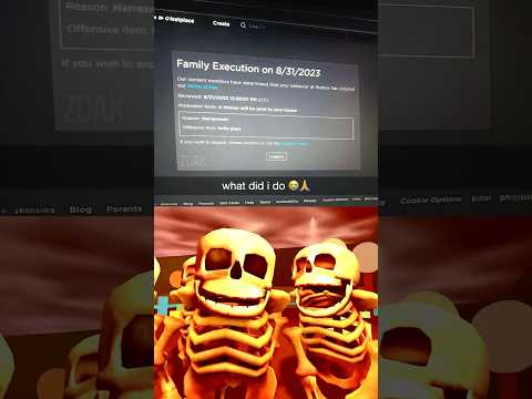 Roblox bans are getting crazy 😭