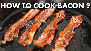 How to Cook Bacon on the Stove - Cast Iron Skillet
