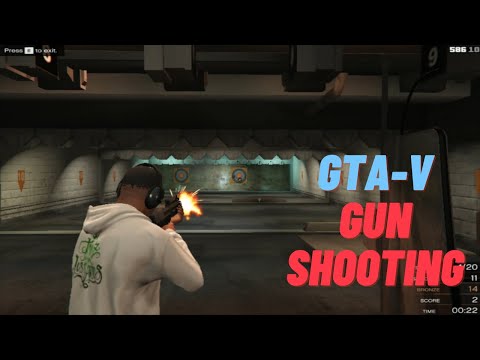 GTA-V : Franklin Is Taking Training Of Gun Shooting | HD Gameplay | GTA Walkthrough