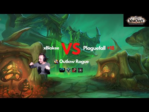 Outlaw Rogue Shadowlands WoW Plaguefall +18 Patch 9.1 M+