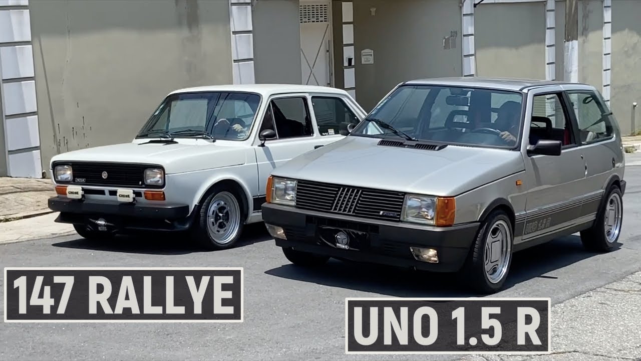 147 RALLYE x UNO 1.5 R: os clássicos esportivos da Fiat