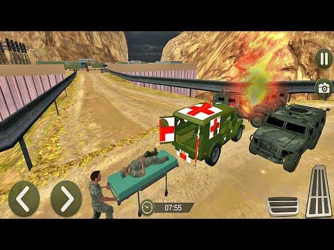 US Army Ambulance Driving Game : Transport Games - Gameplay Android iOS