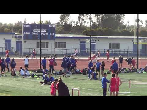 JVB 200m Heat 1 vs Marina 4-12-18 - Los Alamitos Boys